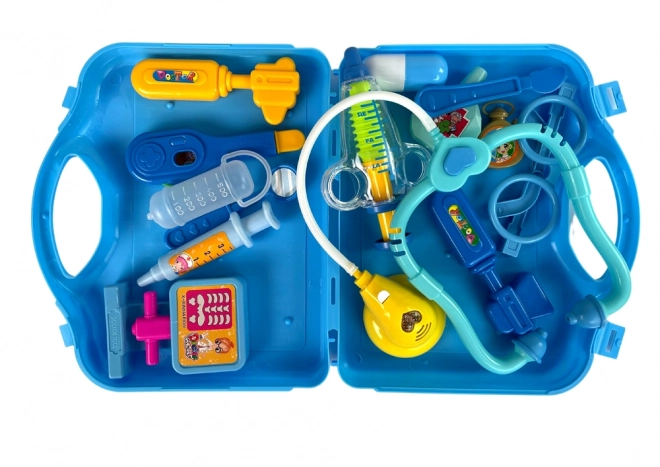 Kit pour petit médecin Stéthoscope bleu