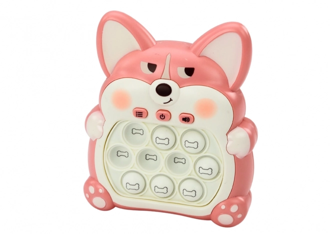 Jeu d'arcade Pop-It Fox sur console 7 modes de jeu Couleur rose
