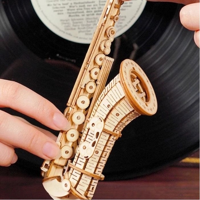 Saxophone - Kit de construction en bois 3D