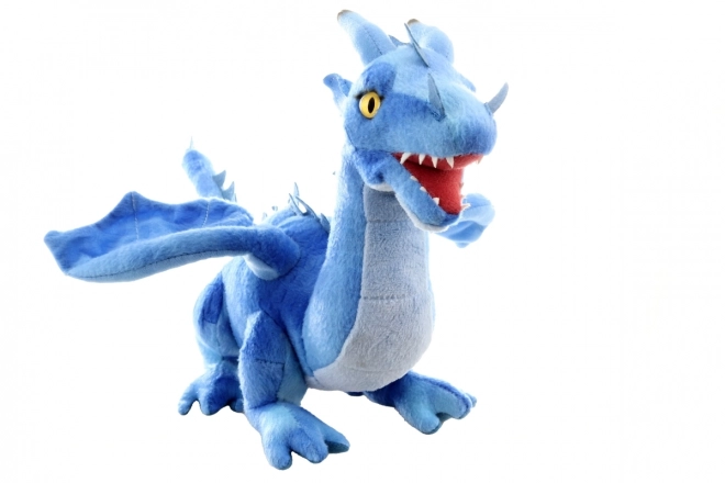 Dragon en peluche bleu écologique