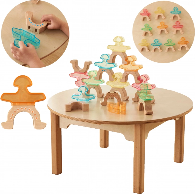 Figurines d’équilibre MASTERKIDZ – figurines empilables, 10 pcs