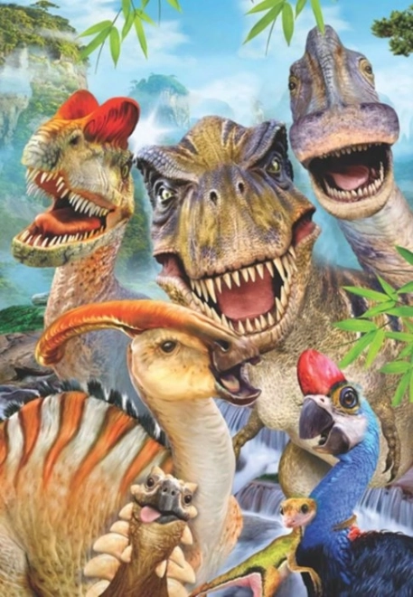 Puzzle selfie de dinosaures 260 pièces ANATOLIAN