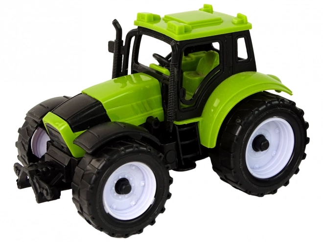 Ensemble de tracteurs agricoles 4 pièces colorées