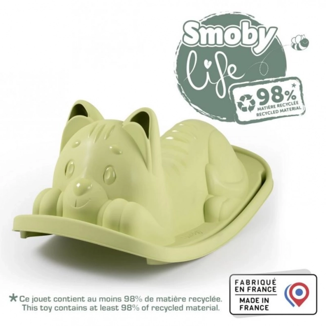 Balançoire Chat Vert