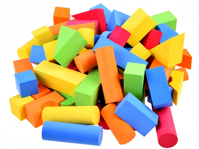 Blocs en mousse colorés 80 pièces