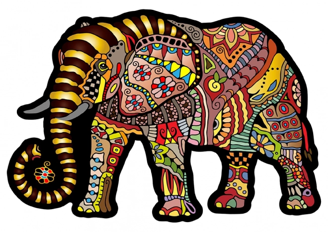 Puzzle en bois Wooden City Éléphant magique 150 pièces EKO