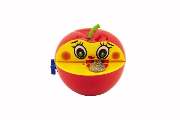 Tirelire Pomme avec Ver sur Clé