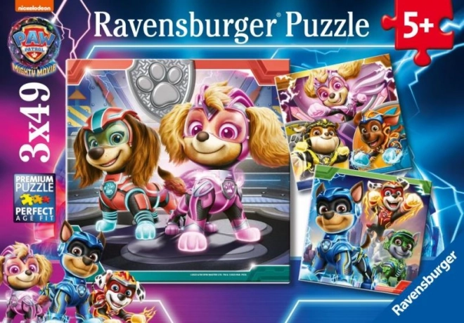 Pat’ Patrouille Le Film puzzle 3×49 pièces