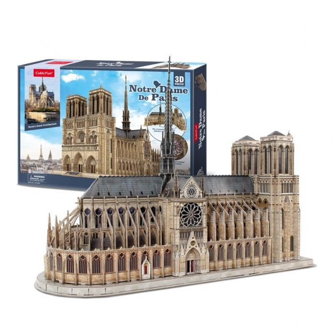 Puzzle 3D Cathédrale Notre-Dame par CubicFun
