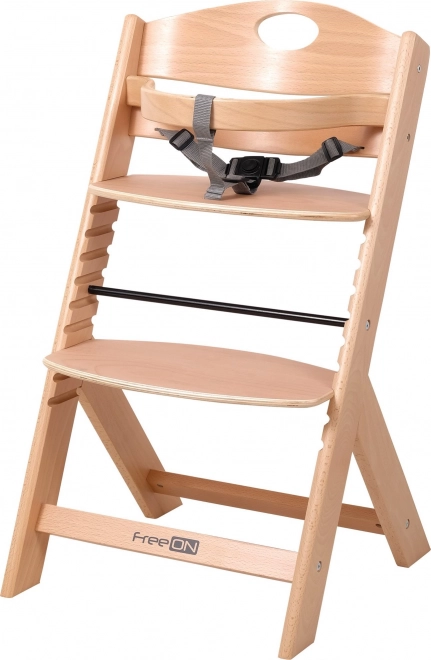 Chaise haute en bois FreeOn Chef Natur