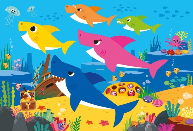 CLEMENTONI Puzzle Baby Shark : Trésor 30 pièces