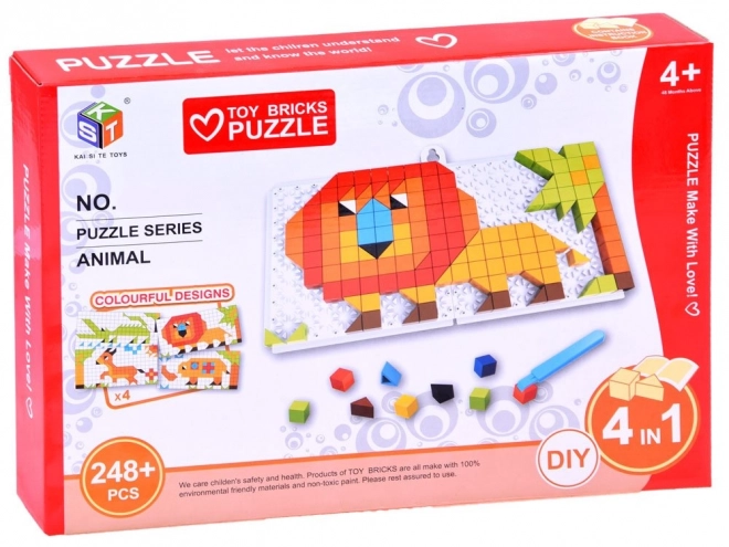 Mosaïque éducative - kit d'images à construire