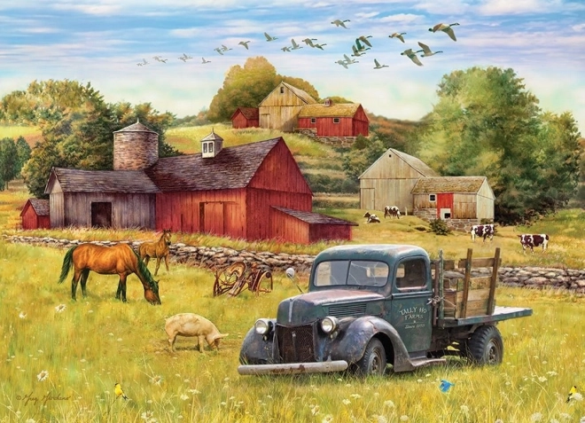 Puzzle Après-midi d’été à la ferme COBBLE HILL 1000 pièces