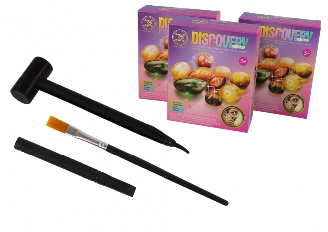 Kit de fouilles Découverte des gemmes Pierres Turquoise Surprise