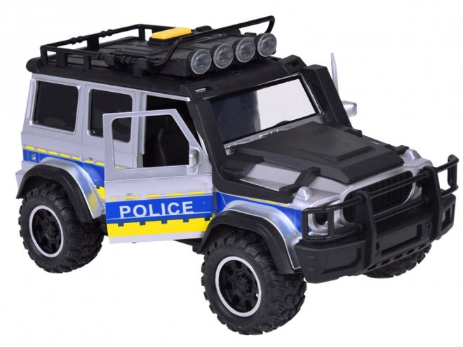 Voiture de police tout-terrain avec lumières et sons
