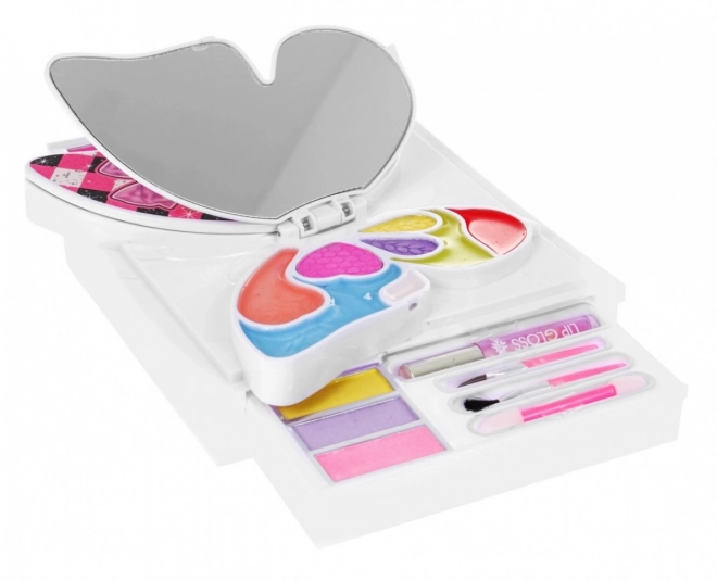 Ensemble de maquillage coloré Butterfly pour enfants 3+ Cosmétique + accessoires