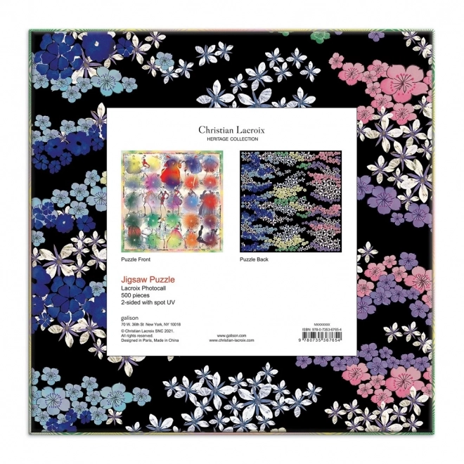 Puzzle recto-verso Christian Lacroix Photocall 500 pièces