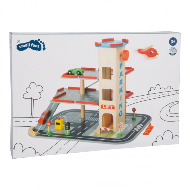 Parking en bois avec ascenseur - Small Foot