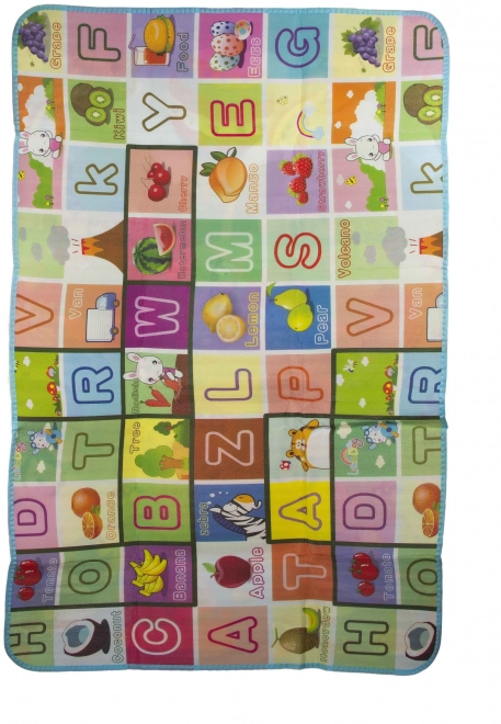 Tapis éducatif double face en mousse avec motifs d'animaux