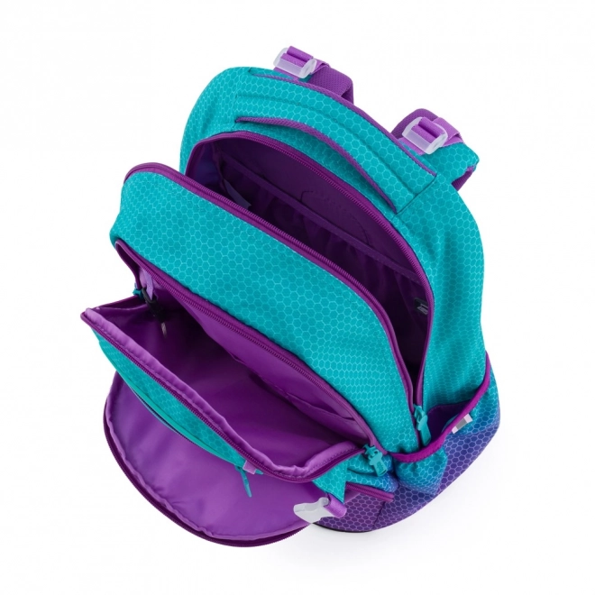 Sac à dos scolaire OXY Ombre bleu-rose