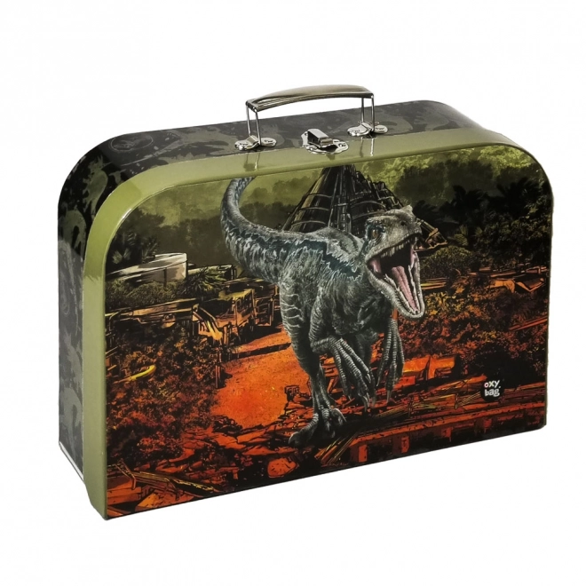 Valise en laminé 34 cm Monde jurassique