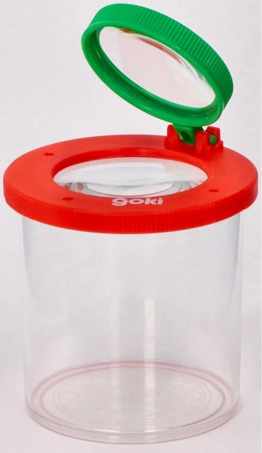 Boîte à insectes avec loupe