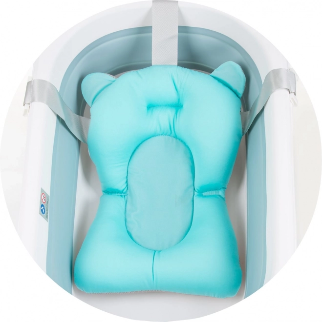 CHIPOLINO Baignoire pliante Isla avec support de bain – bleu