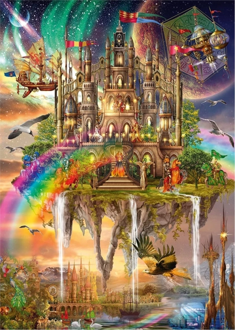 Puzzle Ville dans les nuages 1000 pièces