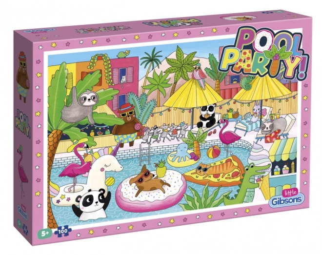 Puzzle Fête à la piscine 100 pièces