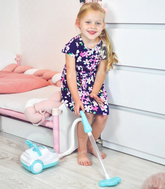 Aspirateur pour enfants avec sons et lumière Kruzzel bleu