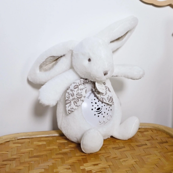 Boîte à musique Lapin avec projection Doudou
