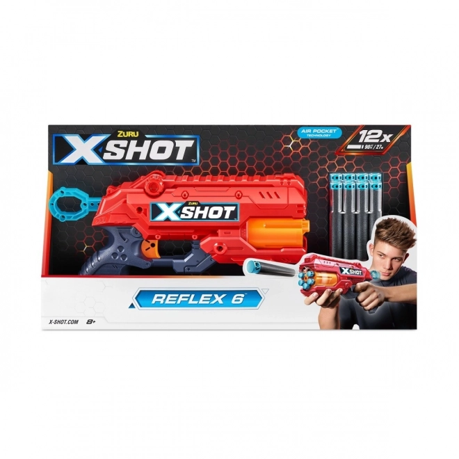 Pistolet X-Shot Reflex 6 (12 flèches)