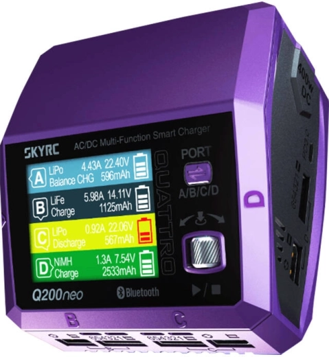 Commande via Bluetooth et Charge Master
