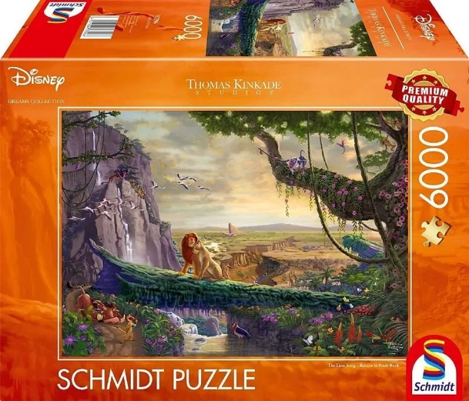 Puzzle Schmidt Le Roi Lion : Retour à la Terre des Lions 6000 pièces