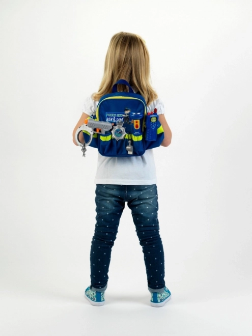 Sac à dos de police avec accessoires