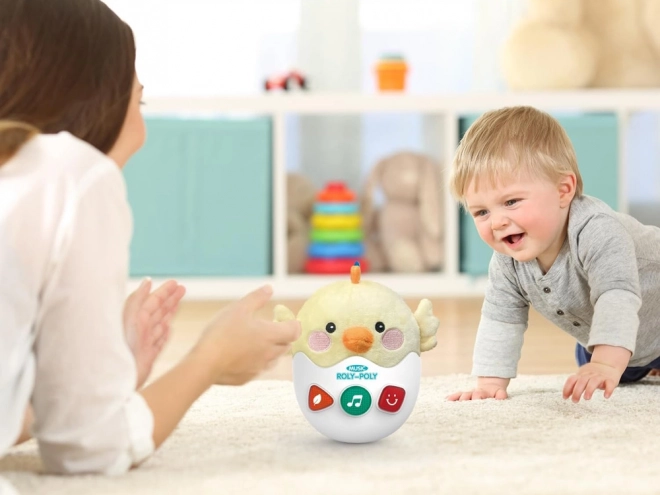 Poulet musical interactif avec 12 berceuses