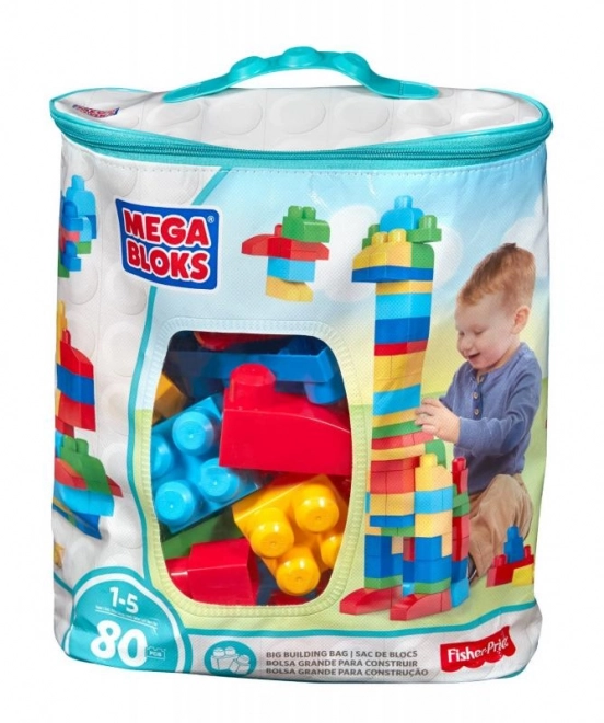 Mega Bloks First Builders Blocs dans un sac en plastique 80 pcs