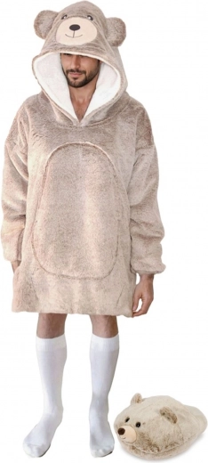 Capuche ludique avec oreilles d’ours