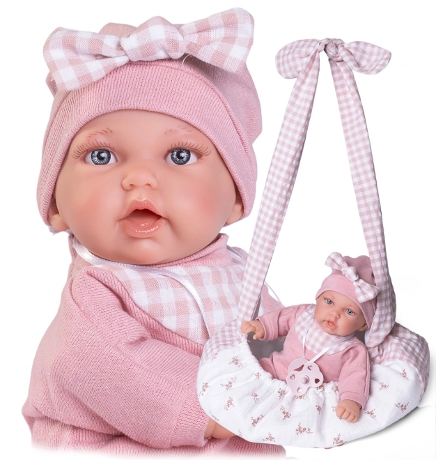 Antonio Juan 12441 PETIT - poupée réaliste avec corps en tissu souple - 27 cm