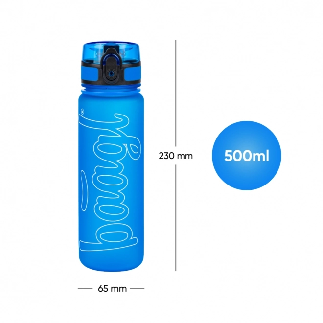 BAAGL Bouteille Tritan pour Boisson Logo - bleu