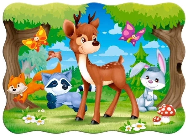Puzzle Renne et Amis 30 Pièces