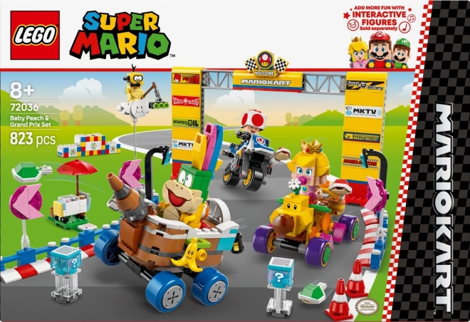 Quatre personnages de Mario Kart
