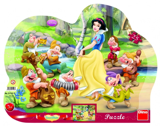 Puzzle Blanche-Neige et les sept nains 25 pièces