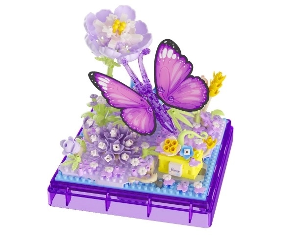 Kit de construction mini KOCO Papillon en plastique 471 pcs dans une boîte 11x12x11cm