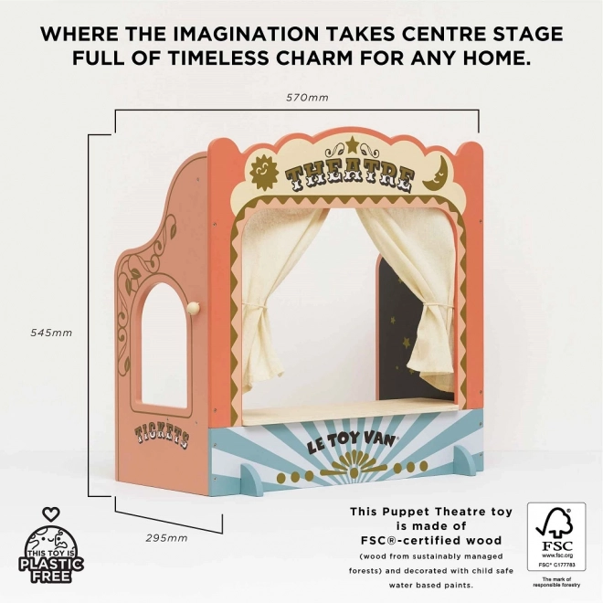 Théâtre de marionnettes en bois Le Toy Van