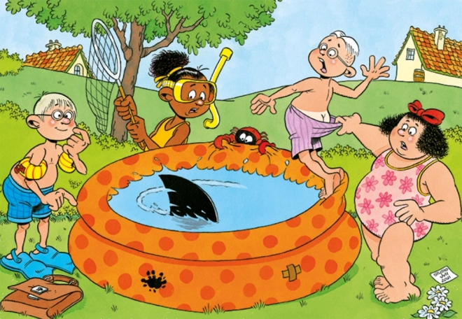 JUMBO Puzzle JvH Junior 7 : Farces au bord de la piscine 150 pièces