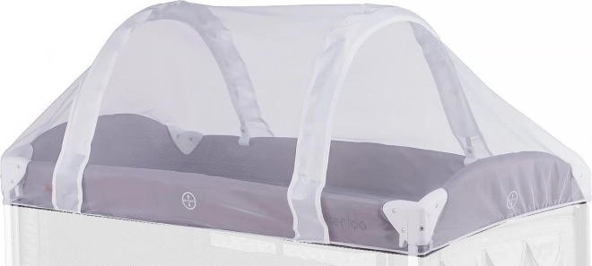 CHIPOLINO Moustiquaire pour lit de voyage pliant 120x60 cm blanc
