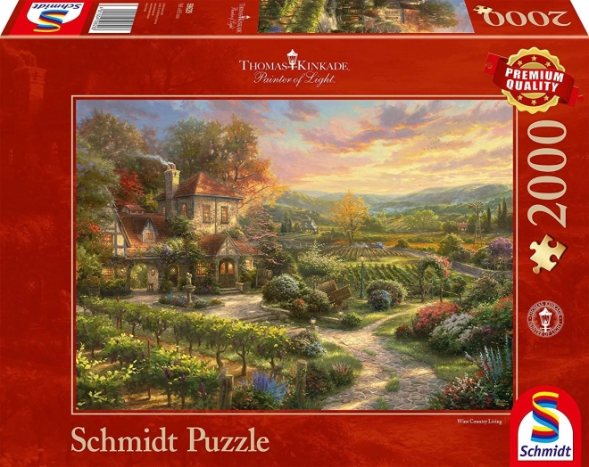 Puzzle Schmidt Maison de la Vigne 2000 pièces