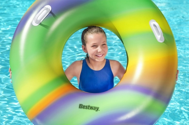 Cercle de natation coloré Bestway Rainbow