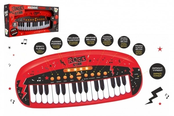 Piano pour enfants ROCK STAR avec 31 touches